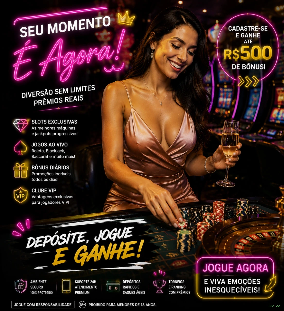 Imagem promocional dos jogos de lottery da 777leo